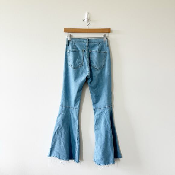 Judy Blue Super Flared Jeans Womens 3 26 High Waist Medium Wash 8396 - Picture 2 of 7